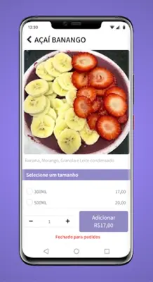 Açaí do Erick android App screenshot 2